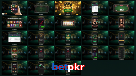 Main screen of Betpkr bet page for PK players